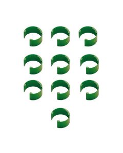 COLORIS Clips, green (pack of 10)
